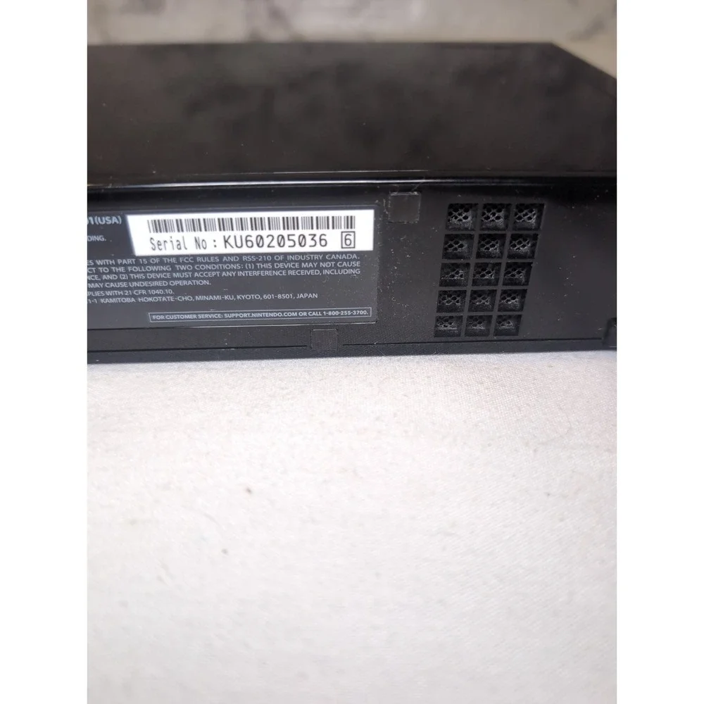 Nintendo Wii RVL-101 Black Video Game Console W/ Controllers & Cords WORKS